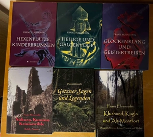 Sagen aus Vorarlberg von Franz Elsensohn - 6 Bücher