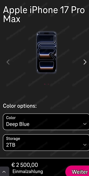 iPhone 17 Pro Max 2TB NEU  Bild 3
