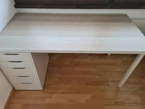 Ikea Schreibtisch mit Schubladen Bild 2