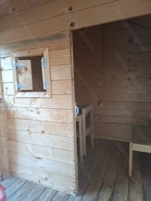 Kinder-Spielhäuschen mit Rutsche Bild 8