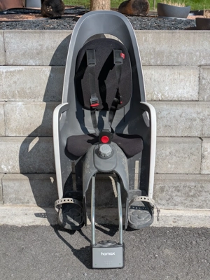 Hamax Kindersitz Fahrrad an Sattelstütze befestigt  Bild 2