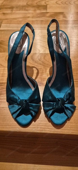 Tolle grüne Highheels Abendschuhe von ASH,  Gr. 40 Bild 2