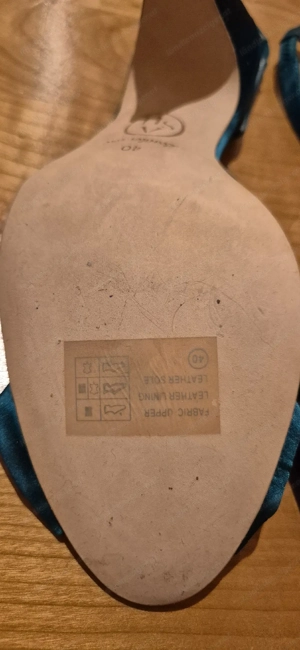 Tolle grüne Highheels Abendschuhe von ASH,  Gr. 40 Bild 3