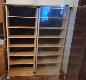 2x CD Kasten Regal mit Glastüre Bild 3