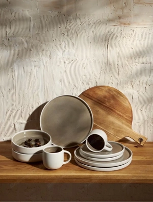 Geschirrset Westwing Off White   Beige Bild 4