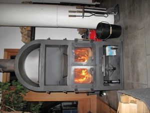 Schwedenofen, etwa 40 Jahre alt, nostalgische Bauweise Bild 2