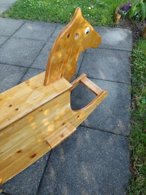 Vintage Schaukelpferd  Bild 5