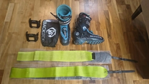 Komplettes Skitourenset K22 Wayback 88 174 cm inkl. Scarpa F1 Schuhe + Felle + Harscheisen Bild 2
