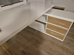 Schreibtisch weiß Eckschreibtisch Bild 2