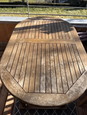 Holz Gartenmöbel  Bild 2