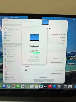 Apple Macbook Air M4 2025 16GB Ram 512 NVMe Bild 5