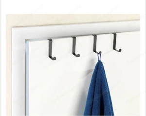 Wenko Türgarderobenhaken  Türhaken Schwarz Bild 5