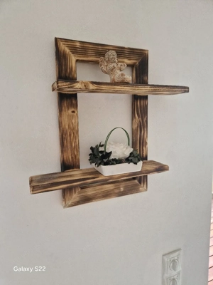 Wand Regal aus Holz  Bild 4