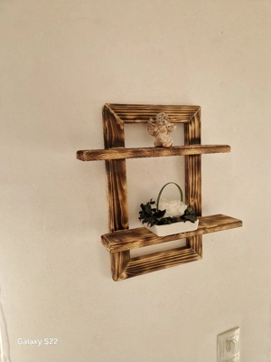 Wand Regal aus Holz  Bild 5
