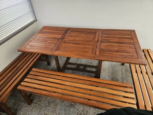 Gartenmöbel aus Teakholz Bild 3