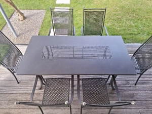 Gartentisch mit 6 Stühlen