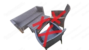 Gartenmöbel zu verschenken