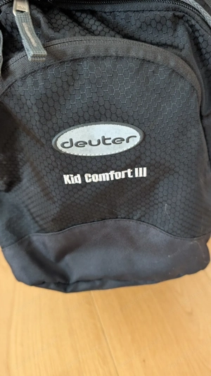 Deuter Kid Comfort III Kindertrage   sehr guter Zustand Bild 3