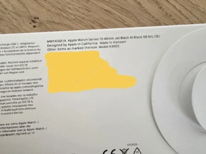 Apple Watch 10 (CEL+GPS), 46mm, Aluminium, Black Sport Band M&L Bild 4