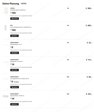 Kleiderkasten mit Schiebetür Bild 4