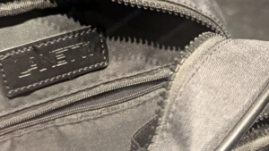 Lanetti Umhängetasche Bag schwarz grau anthrazit wie neu RM0364 Bild 4