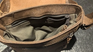 Umhängetasche Bag Prato Adventure Wildleder + Gurt braun wie neu Bild 3