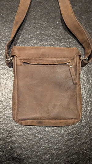 Umhängetasche Bag Prato Adventure Wildleder + Gurt braun wie neu Bild 2