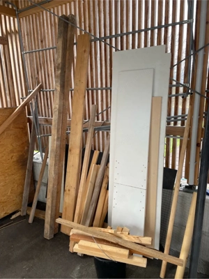 OSB Platten und Dachlatten Bild 4
