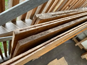 OSB Platten und Dachlatten Bild 2