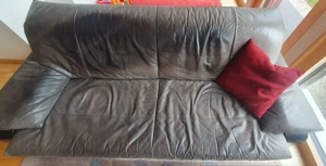 Couch-Garnitur Leder Bild 4