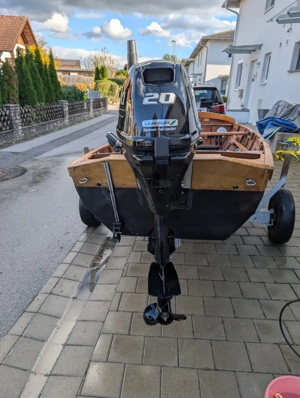 Thurnher Gondel, Bodenseezulassung 20PS Außenborder  Bild 3