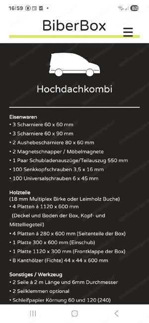 Campingbox,Biberbox nachbau Bild 4