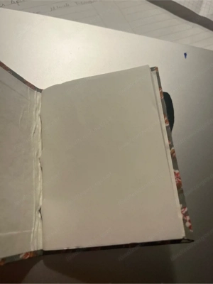 Charmantes Vintage-Notizbuch mit floralem Muster   nostalgischer Retro-Stil Bild 2