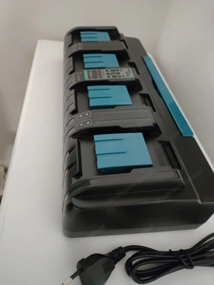 6-fach Akku Ladegerät Makita kompatibel   spart Zeit! Bild 2