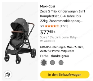 Kombikinderwagen mit Basisstation Bild 4