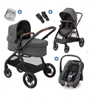 Kombikinderwagen mit Basisstation Bild 3