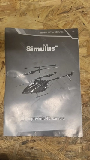 Funkgesteierter Hubschrauber Simulus Helikopter mit HD Kamera Bild 2
