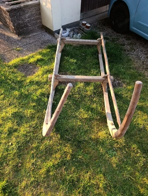 Alter Hornschlitten - Dekoration Bild 2