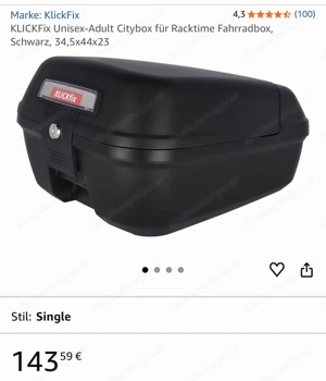 Absperrbare Klick Fix Fahradbox zu Verkaufen Bild 7