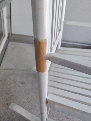 Holz Schaukelstuhl Bild 3