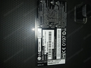 LG Fernseher Model 40uf776v Bild 2