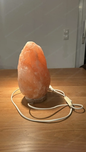 Salzsteinlampe, Salzleuchte, ca 30 cm hoch, 4,6 kg Bild 2