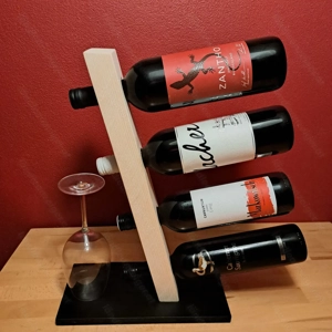 Hochwertiger Weinständer stilvoll, modern & ein echter Blickfang Bild 3