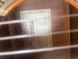 Alhambra Gitarre 3 4+ Tasche+ Ständer Bild 2