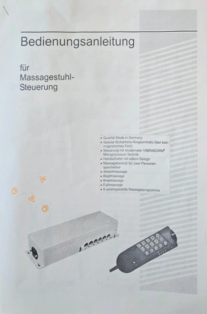 Echtleder Massagesessel Bild 3