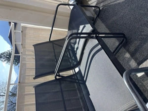 Gartenmöbel outdoor 2 Stühle + 1 Bank Bild 2