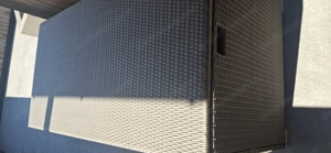 Rattanbox für Gartenmöbel