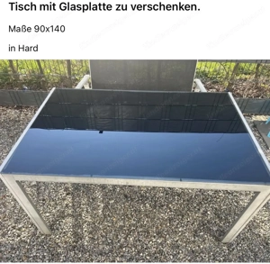 Gartentisch zu verschenken 