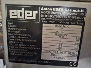 Holzvergaser EDER Biovent C Bild 2