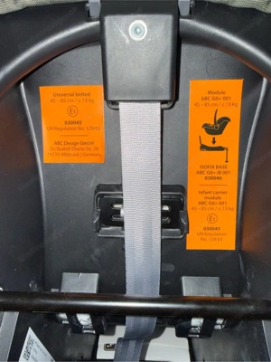 ABC Design Tulip i-Size Babyschale + Isofix Base Root   drehbar, Bild 5